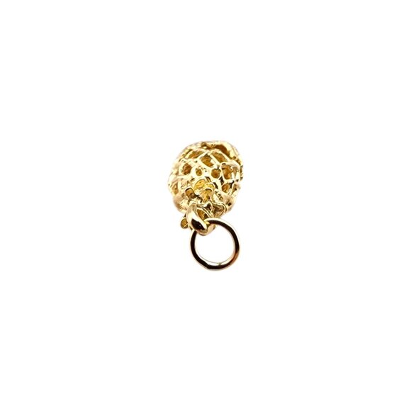 14 Karat Yellow Gold Pineapple Charm #23177 - Picture 4 of 7